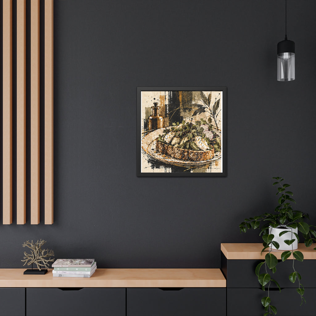 Modern Wall Art Framed Print | Kitchen Food Wall Art