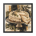 Modern Cafe Wall Art Framed Print | Vintage Bakery Wall Art