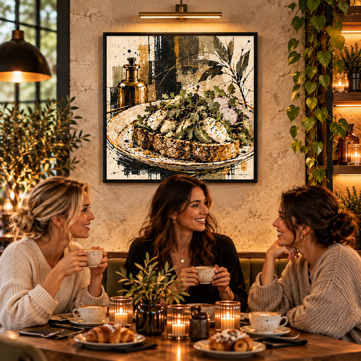 Modern Wall Art Framed Print | Kitchen Food Wall Art