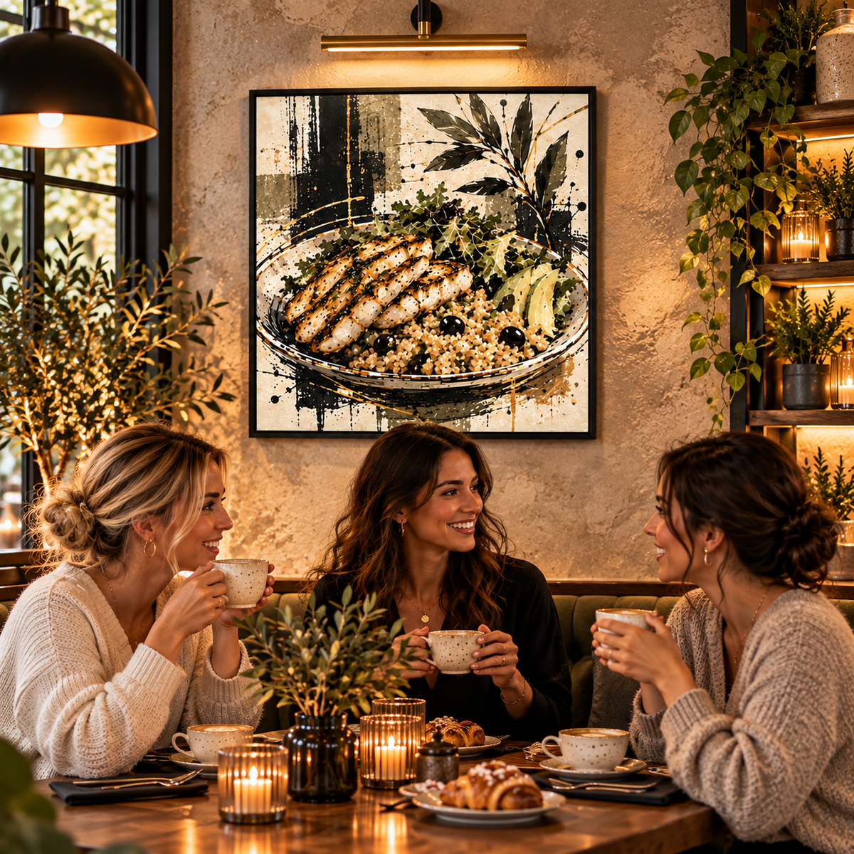 Modern Wall Art  Framed Print| Food Art Kitchen Wall art