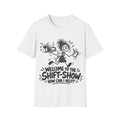 Welcome to the Shift-Show White T-Shirt | Funny Waitress & Hospitality Gift