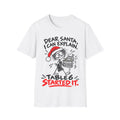 Dear Santa I Can Explain T-Shirt Funny Christmas Hospitality Staff Xmas Gift