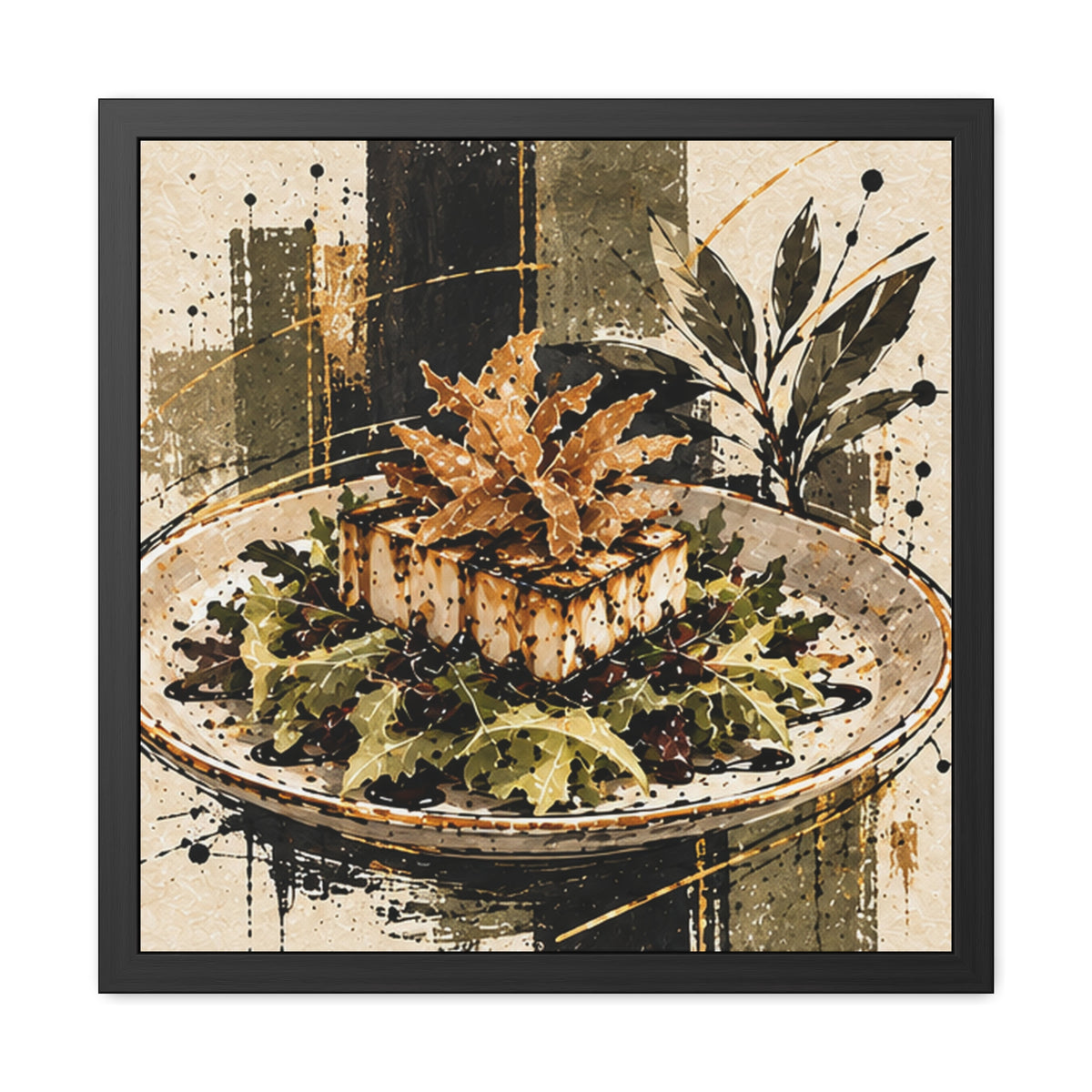 Modern Wall Art Framed Print | Urban Wall Art, Rustic Botanical Print