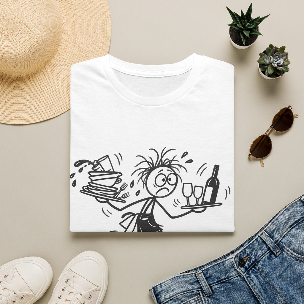 Only 8 More Hours of This Shift-Show White T-Shirt | Funny Hospitality Gift
